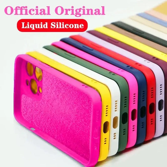 Silicone Phone Case • iPhone Case • Colorful Phone Cases • Phone case for iPhone 15 14 13 12 Pro Max