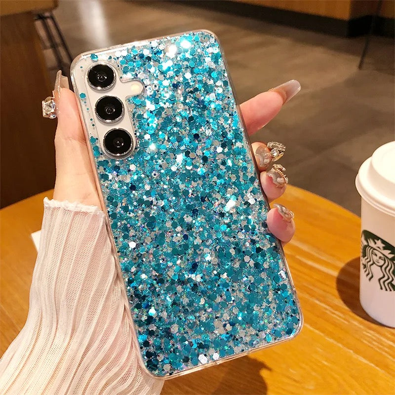 Luxury Glitter Soft Silicone Case for Samsung Galaxy S24 ULTRA S23 PlUS • Samsung Phone Cover